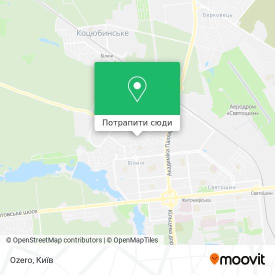 Карта Ozero
