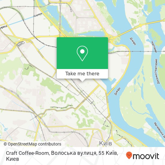 Карта Craft Coffee-Room, Волоська вулиця, 55 Київ