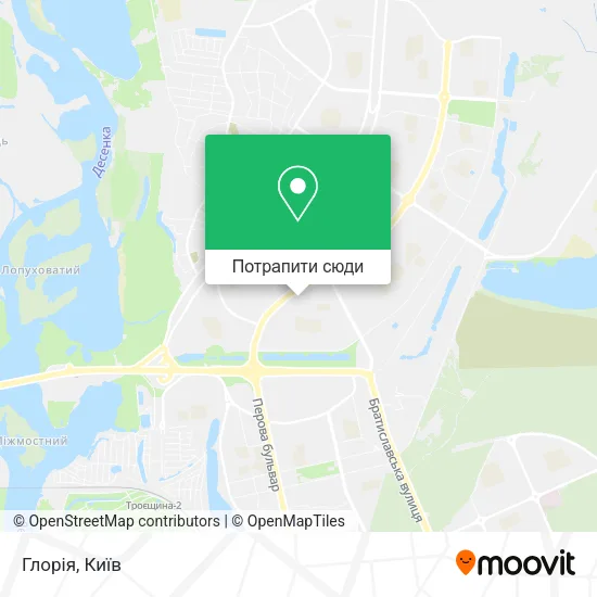 Карта Глорія