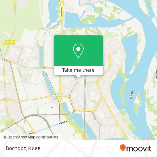 Карта Восторг, Київ 04212