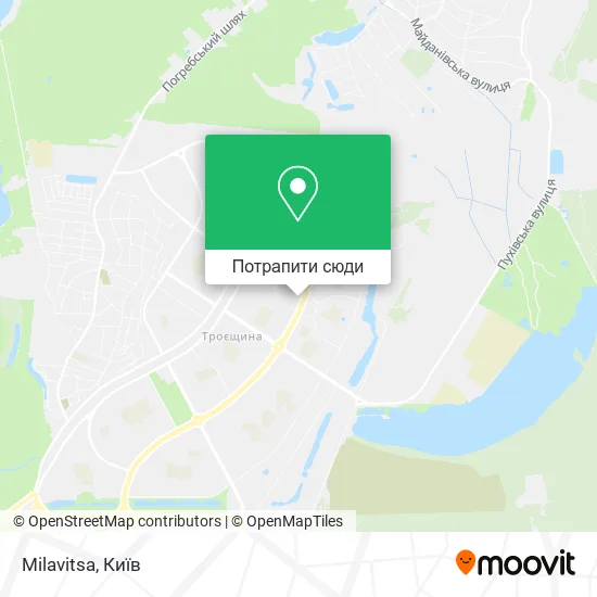 Карта Milavitsa