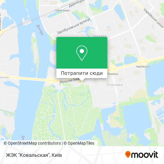 Карта ЖЭК "Ковальская"