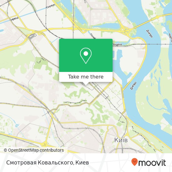 Карта Смотровая Ковальского