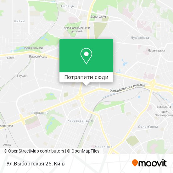 Карта Ул.Выборгская 25