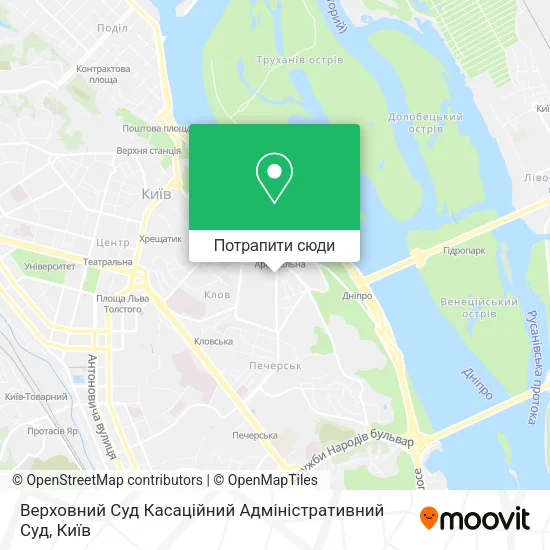 Карта Верховний Суд Касаційний Адміністративний Суд