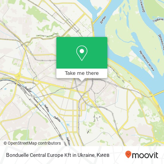 Карта Вonduelle Central Europe Kft in Ukraine