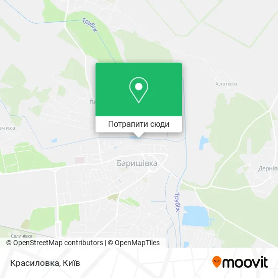 Карта Красиловка