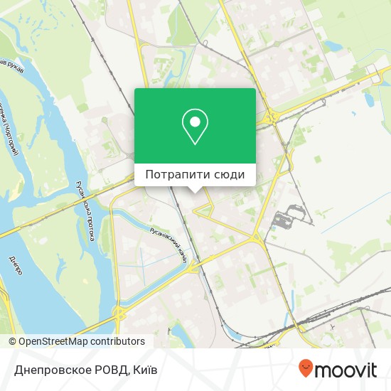 Карта Днепровское РОВД
