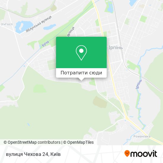 Карта вулиця Чехова 24