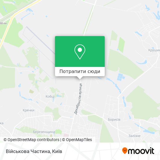 Карта Військова Частина