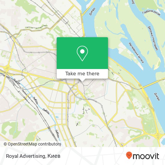 Карта Royal Advertising