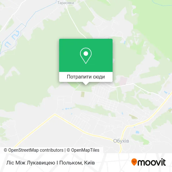 Карта Ліс Між Лукавицею І Польком