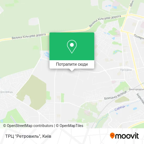 Карта ТРЦ "Ретровиль"