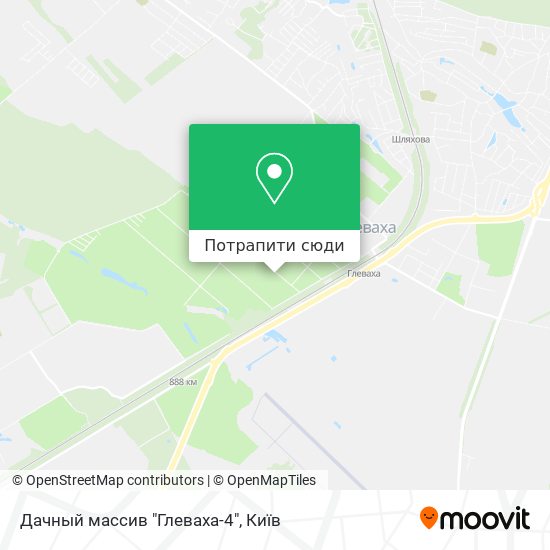 Карта Дачный массив "Глеваха-4"