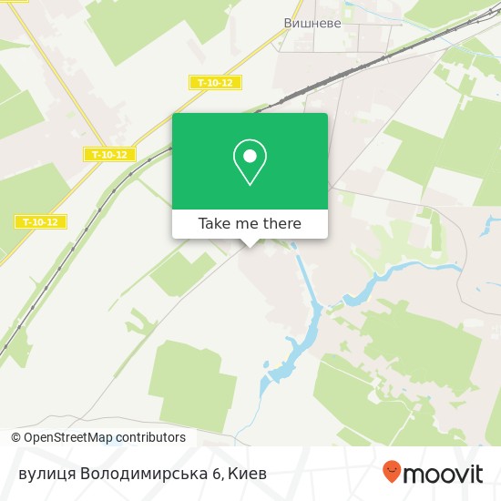 Карта вулиця Володимирська 6