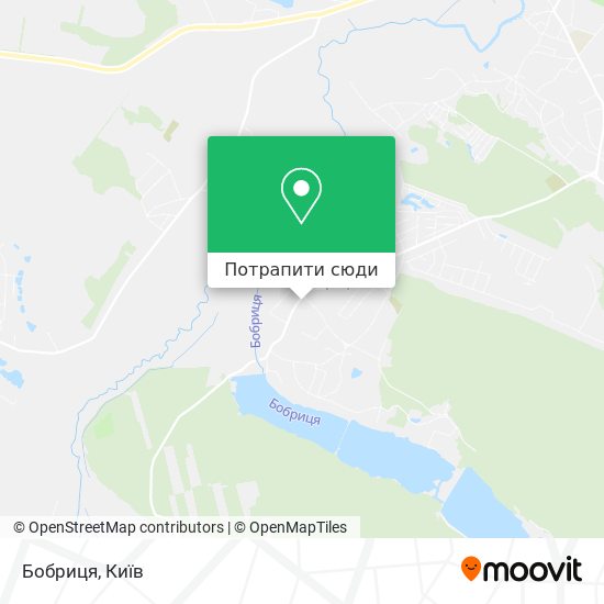 Карта Бобриця