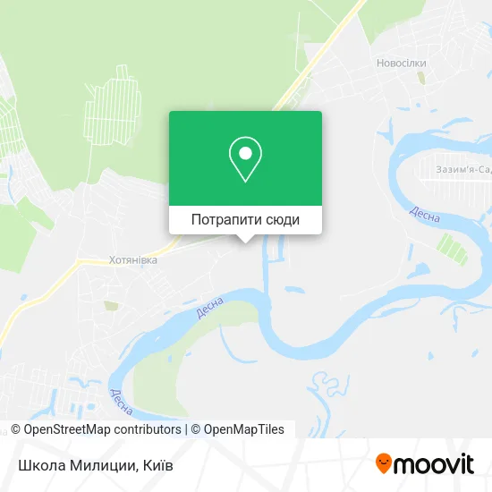 Карта Школа Милиции