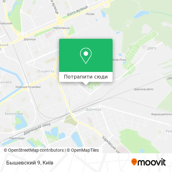 Карта Бышевский 9