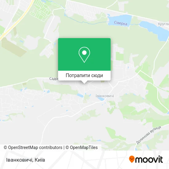 Карта Іванковичі