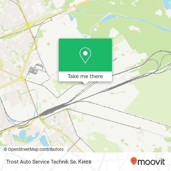 Карта Trost Auto Service Technik Se