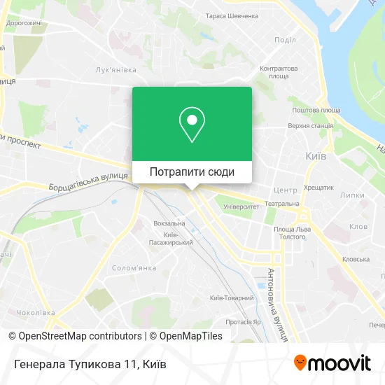 Карта Генерала Тупикова 11