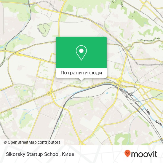 Карта Sikorsky Startup School