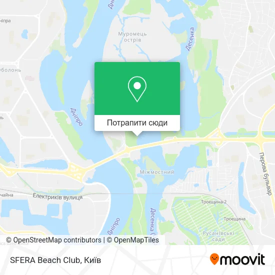 Карта SFERA Beach Club