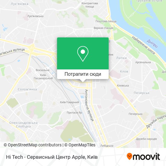 Карта Hi Tech - Сервисный Центр Apple