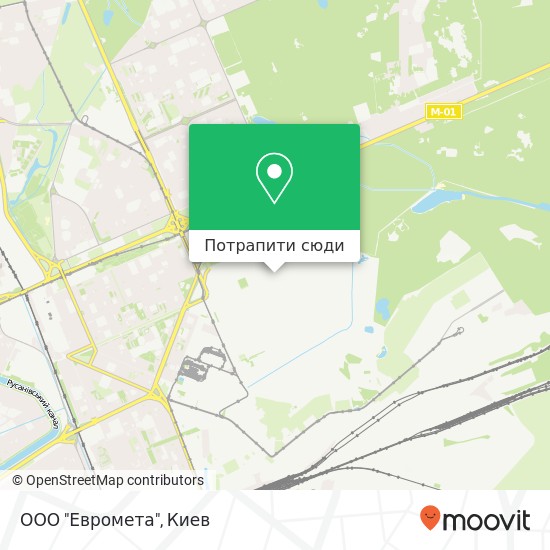 Карта ООО "Евромета"