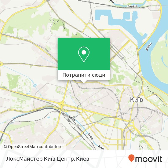 Карта ЛоксМайстер Київ-Центр