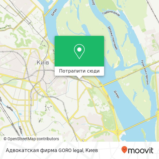 Карта Адвокатская фирма GORO legal