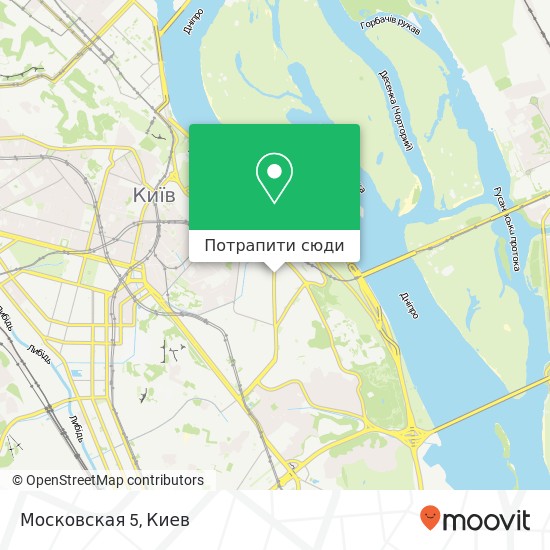 Карта Московская 5