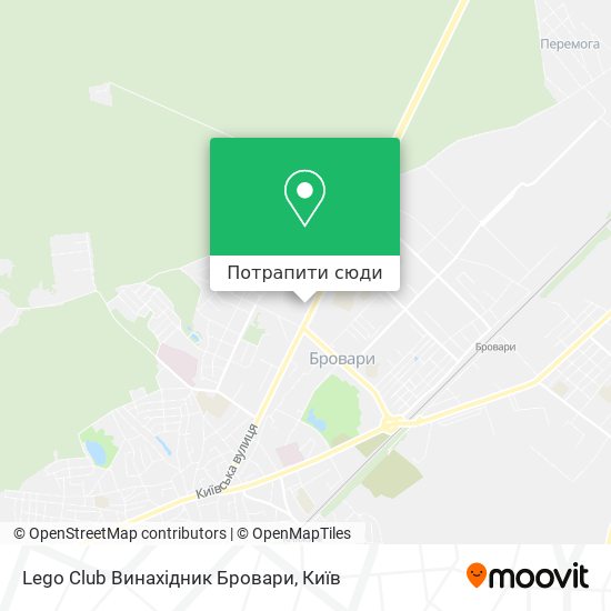 Карта Lego Club Винахідник Бровари