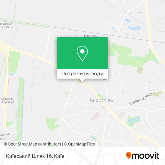 Карта Київський Шлях 16