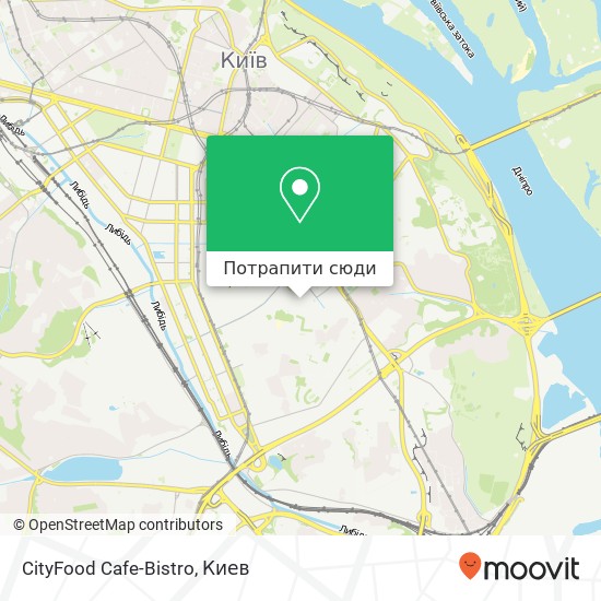 Карта CityFood Cafe-Bistro