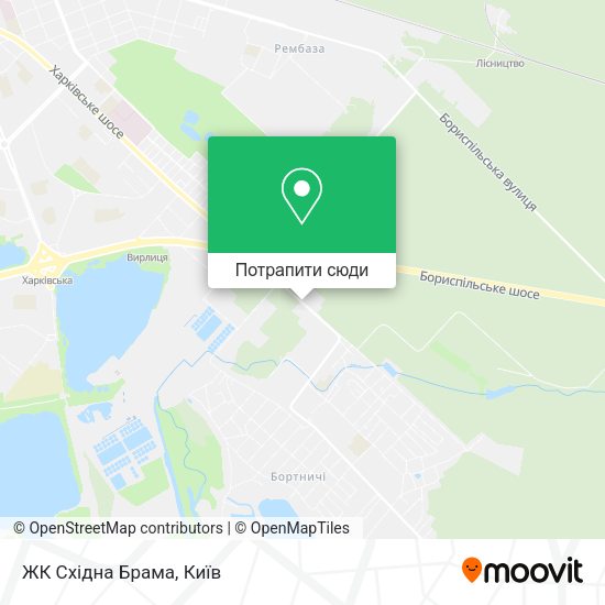 Карта ЖК Східна Брама