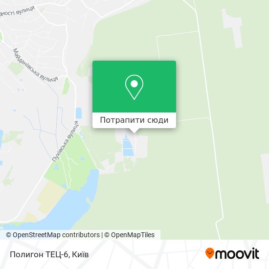 Карта Полигон ТЕЦ-6