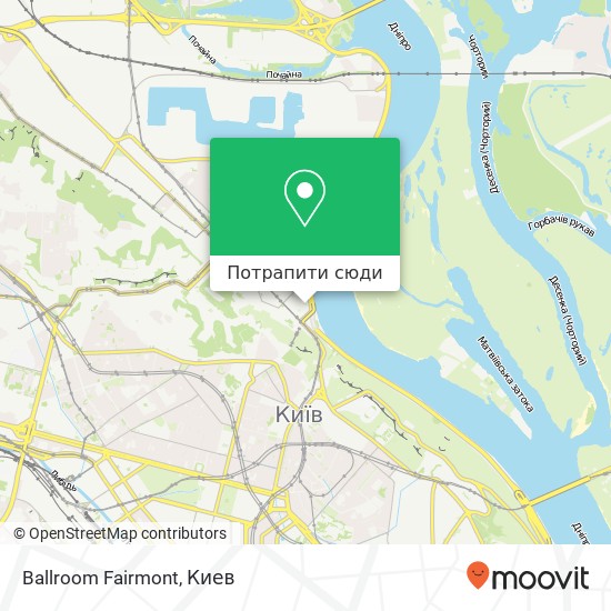 Карта Ballroom Fairmont