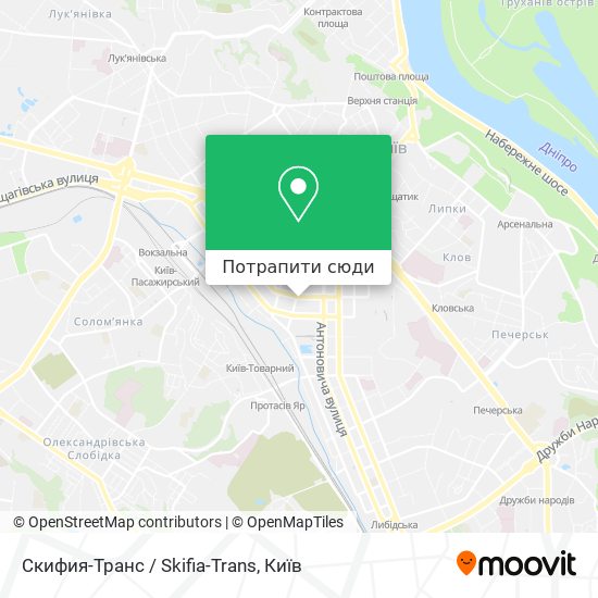 Карта Скифия-Транс / Skifia-Trans
