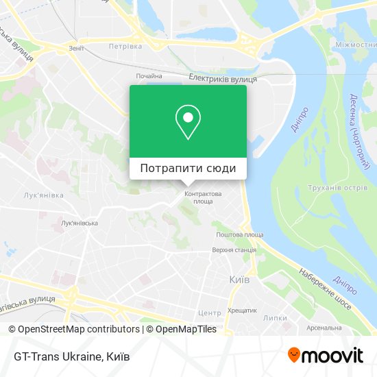 Карта GT-Trans Ukraine
