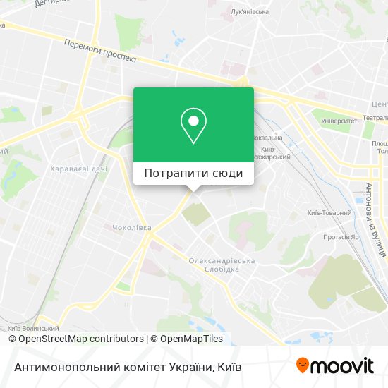 Карта Антимонопольний комітет України