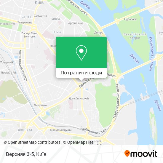 Карта Верхняя 3-5