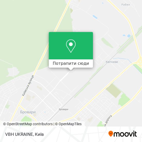 Карта VBH  UKRAINE