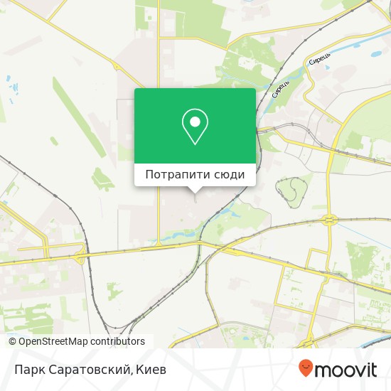 Карта Парк Саратовский