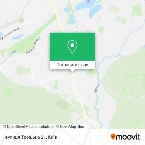 Карта вулиця Троїцька 21