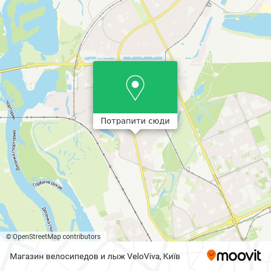Карта Магазин велосипедов и лыж VeloViva