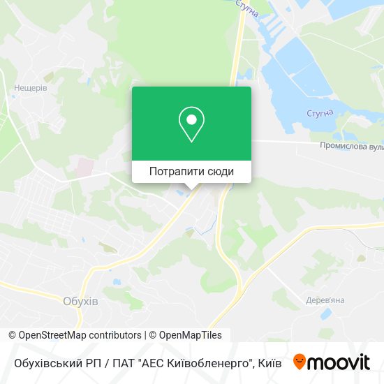 Карта Обухівський РП / ПАТ "АЕС Київобленерго"