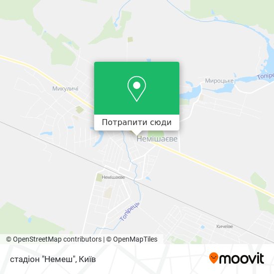 Карта стадіон "Немеш"