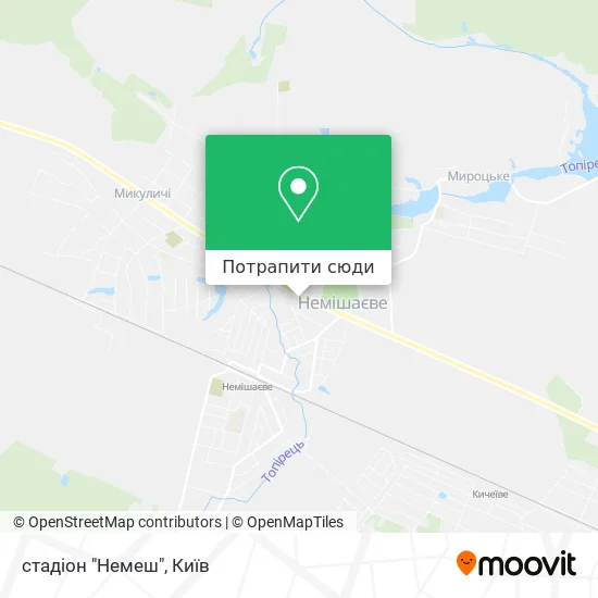Карта стадіон "Немеш"