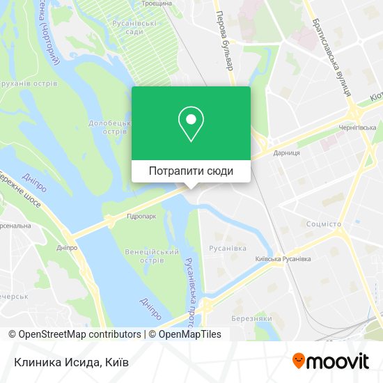 Карта Клиника Исида